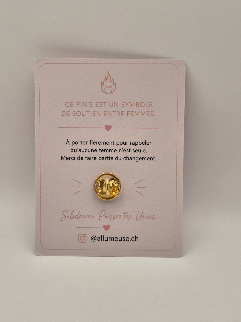 Pin's - La Flamme Solidaire